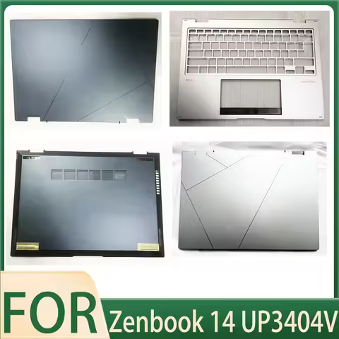 Original for Zenbook 14 UP3404V Laptop Housing Case LCD Back Cover/Palmrest/Bottom Shell Bule/Silver