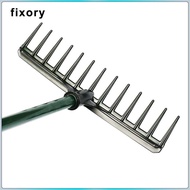 fixory Durable Golf Sand Rake Head Golfer Course Sand Bunker Organizer Rake 35x8cm