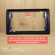 10inch => 9inch ~ 1 Android screen conversion frame from 10inch to 9inch to help install 9inch Andro