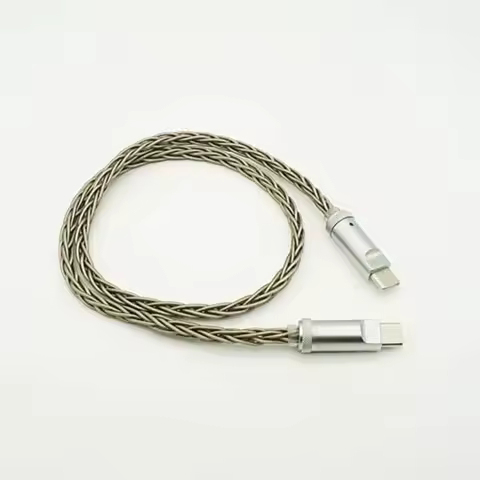 PAC Type-C to Lightning /Type-C/USB 2.0 USB Charging OTG Cable HiFi DAC Data Transmission Cable for 