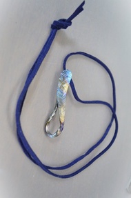 鈦金屬墜飾羽翼造型純鈦墜飾多功能眼鏡掛繩