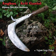 Angkus Sabit Arit Gantol - Pemotong Dahan Dan Ranting Pohon - Sabit Angkus Super Tajam