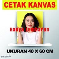 Canvas Photo Print 40 X 60 CM