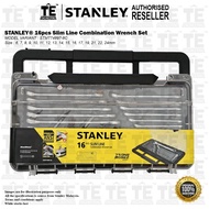 STANLEY 16pcs Slim Line Combination Wrench Set STMT74897-8C