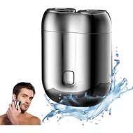 Portable Electric Mini Shaver，2025Latest IPX7Waterproof Multifunctional Mini Dry Shaver for Men Caps