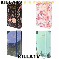 KILLA1V 2026 Pocket Planner, Jan.2026 - Dec.2026 Weekly and Monthly Pocket Calendar 2026, High Quali