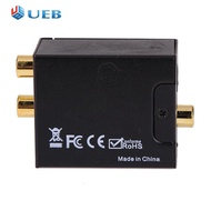 96 KHz Digital To Analog Audio Converter DC 5V /1A Digital Optical Coax Coaxial Toslink To Analog 24
