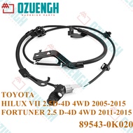 [OZUENGH] Front left ABS Sensor/TOYOTA/ FORTUNER/HILUX VII 2004-2015/2KD-FTV/1KD-FTV 89543-0K020 Hig