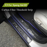 Suitable for Xiaopeng G6 G9 Car Protective Sticker ABS Carbon Fiber Welcome Xpeng G6 G9