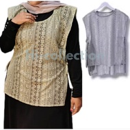 Jumbo brocade vest, ld 130, jumbo outer for women, women's brocade vest, malika lace open vest for w