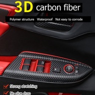 【Waterproof/UV Resistant】3D Carbon Fiber Vinyl Wrap Car Body Color Change Vinyl Sticker 3D Texture/C