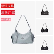 Grotto Toast Hobo Bag - Stylish & Comfortable Commuter Messenger