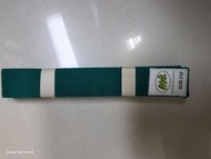 100%new taekwondo belt green size 200cm/210cm 跆拳道綠色道帶