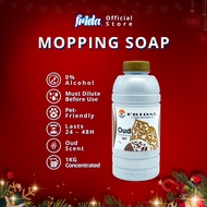 Frida Oud 1kg Multipurpose Floor Cleaner 48H Lasting Powerful Mopping & Scrubbing Long Lasting