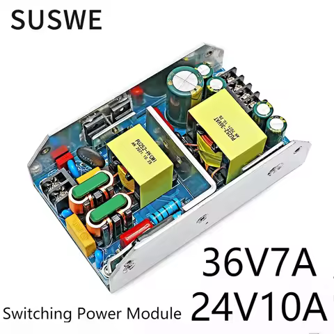 AC 85V-265V To DC 24V/36V Power Bare Board 24V10A 36V7A U-shaped Industrial Grade Switching Power Su