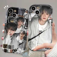 Silver Hair Zhou Yiran Cream Wave Phone Case Suitable for Apple 15pro iPhone11