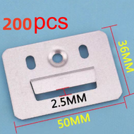 Best High Quantity 100PCS/pack Wall Cladding Clip for WPC Wall Cladding Steel Stainless Steel metal 