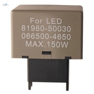 Car Accessories 8-Pin Electronic Flasher Relay for Toyota Lexus LED Bulb 81980-50030 066500-4650