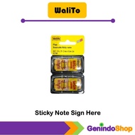 Sticky Note Dispenser Flags Sign Here Walito