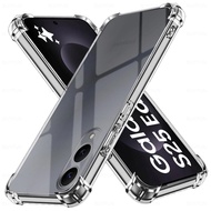 S 25 Edge 25Edge Case Anti-Yellowing Clear Crystal TPU Soft Cover For Samsung Galaxy S25 Edge S25Edg
