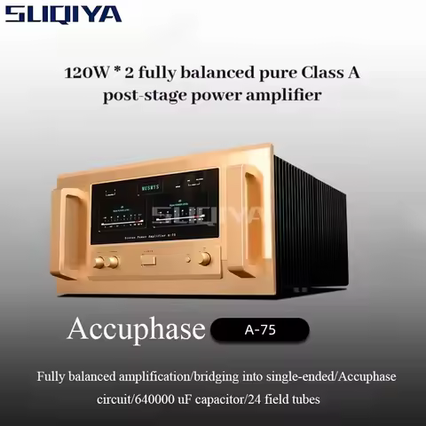 SUQIYA-Reference Accuphase A-75 High-end Pure Class A Amplifier HiFi Balanced Amplifier Home Audio S