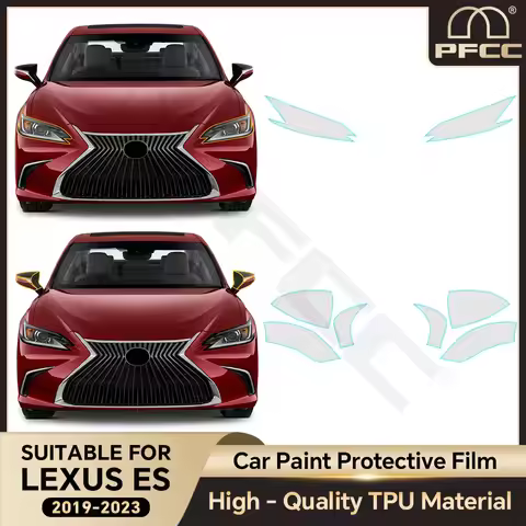 PFCC TPU Car Paint Protection Film for Lexus ES 250 300H 350 2019 2020 2021 2022 2023 Clear Bra Kit 