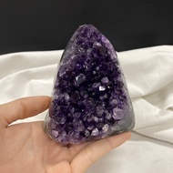 Beautiful Appearance Agate Shining Amethyst High-End Uruguay No. 174 662g Town Crystal Cave Mini