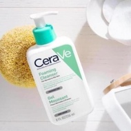 Sữa rửa mặt Cerave Foaming Cleanser giúp làm sạch sâu giữ ẩm cho da dầu (236ml Màu Xanh Ngọc)