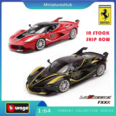 In Stock Bburago 1:64 Ferrari FXXK 812 SP3 F50 F40 Enzo SF90 Alloy Premium Diecast Car Model Vehicle