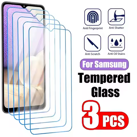 3Pcs Screen Protector Tempered Glass For Samsung Galaxy A53 A54 A71 A73 A90 5G A73 5G SD765G A55 A56