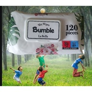 (Bundle Of 12,3) 120 Sheets Bumble Baby Wet Wipes Wet Tissue Wet Wipes LaBella