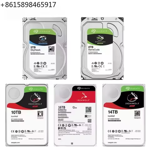 For IronWolf Pro 3.5" SATA HDD, Multi Capacity NAS RAID Hard Drive W/ Data Recovery, 4TB/6TB/8TB/10T
