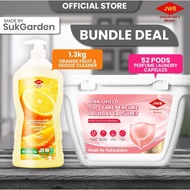 JWB BUNDLE Dishwashing 1.3kg  + Laundry capsule 52 pods Laundry pod