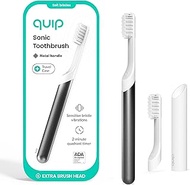 Quip Sonic Toothbrush for Adults - Timed Electric Toothbrush with Cover - Replaceable Brush Head, So