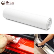 FLYTOP 118" x 6" Clear Car Door Sill Edge Anti Scratch Paint Protection Vinyl Film Sheet C8Y1