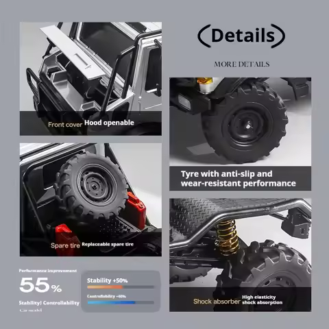 MN333 Unimog U4000 RC Car 1/18 4WD Light Metal Front Electric Remote Control Car Powerful Outdoor Cl