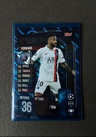 Topps Match Attax Neymar Jr Card