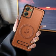 Motorola G06, G06 Power Case Leather Magnetic Standing Premium