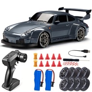 1:24 Scale 4wd Remote Control Drift Car with 2.4GHz, Speeds Up to 20km/h, Includes Drift Tires & LED
