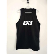3x3 BASKETBALL JERSEY SANDO TANK TOP JERSEY Adult Size Comfortable