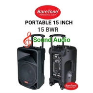 speaker portable baretone 15 inch 15bwr baretone 15 bwr