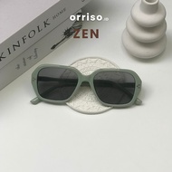 Orriso - Zen Frame Aviator Sunglasses Blueray Frame Korean Unisex