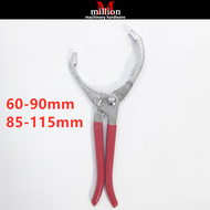 (Random Color) 55-85mm / 60-90mm / 85-115mm Adjustable Oil Filter Plier 3-position