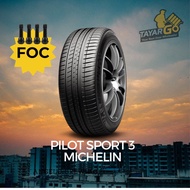 TAYARGO:  215/45-17 Pilot Sport 3 Michelin Tyre Tayar Murah Rim 17  Honda Civic