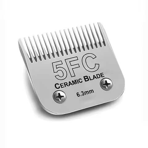 5FC Blade Dog Grooming Clipper Replacement Blades Compatible with Andis Dog Clippers,Detachable Cera