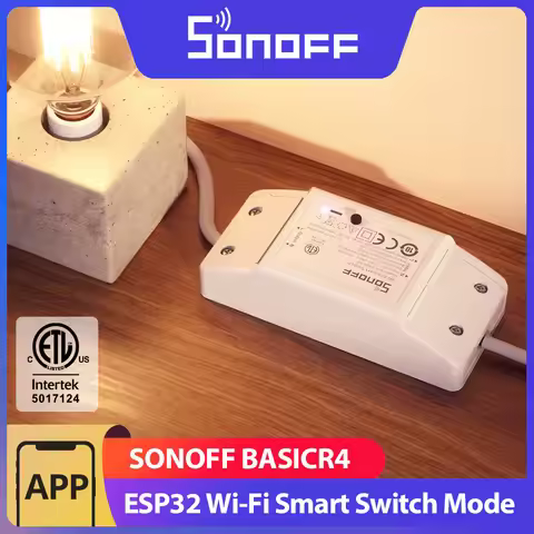SONOFF BASICR4 Wi-Fi Smart Switch ESP32 Chip Reliable Safe Magic Switch Mode eWeLink Remote Control 