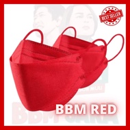 BBM Red 10pcs KF94 Mask