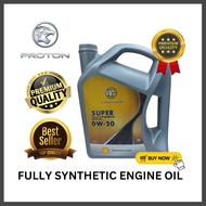 Proton Fully Synthetic Engine Oil 0W20 X70 X50 Persona Exora Iriz Waja Wira Saga Minyak Hitam 5L - 6