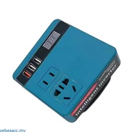 zebeaacc Efficient 18V 21V To AC220V  Inverter With Overloads Protecting 3 USB