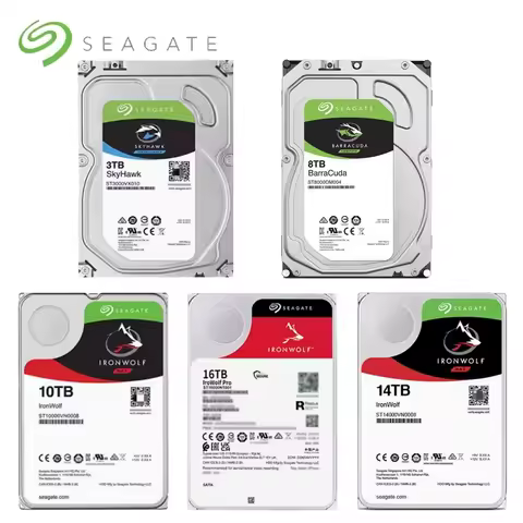 For Seagate IronWolf Pro OEM 3.5" SATA HDD, Multi Capacity NAS RAID Hard Drive W/ Data Recovery, 4TB